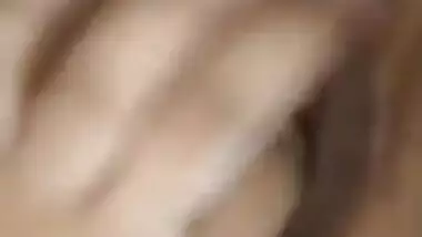Hawt booby cutie fingering her virgin pussy