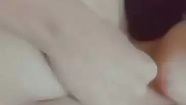 Cute girl licking own boobs free sex India