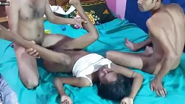 black queen Fucks Hot Bengali Honey girl Fuck with two guys fantastic fuck