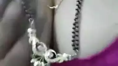 Man touches Desi female's XXX tits making a great amateur sex video