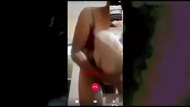 Indian Mature wife on whatsapp video call