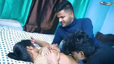 DESI VIRGIN GIRL HARDCORE FUCK WITH HER TWO FIREND'S WHEN SHE WAS ALONE AT HOME FULL MOVIE ( HINDI AUDIO )