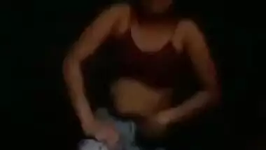BD village girl striptease show on cam for her lover