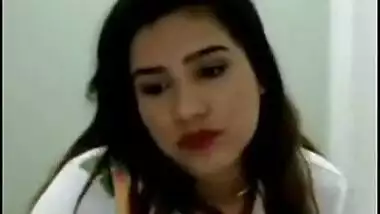 Cute girl sexy boob webcam