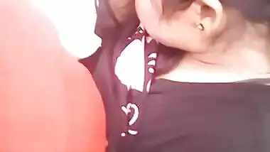 Desi college girl with bf in college campus