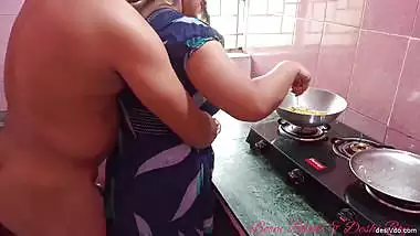 Indian aunty making memorable fun with neighbour uncle