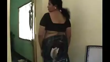 Busty Andhra Aunty Strips Before Blowjob And Doggy Style