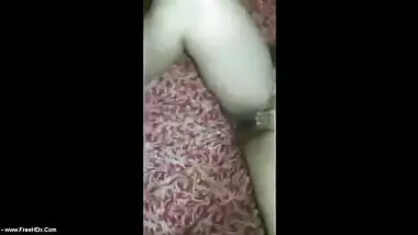 Indian guy records porn clip in which he starts fucking busty wife
