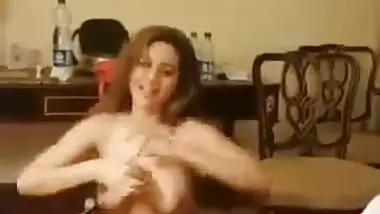 cute paki girl nude dancing and riding dildo