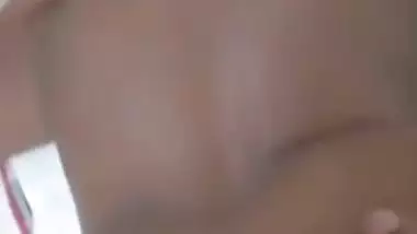Thick ass chubby girlfriend doggy fucking FSI sex