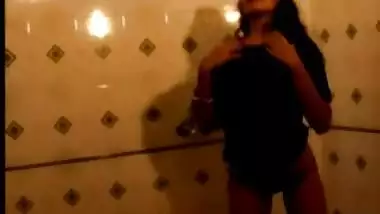 Desi Hottie Shower Stripping Teasing Show