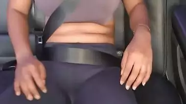 Uber Driver Touching Me On The Way To My Boyfriends House - He Made Me Cum
