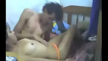 Horny young Mysore college girlfriend home sex with classmate