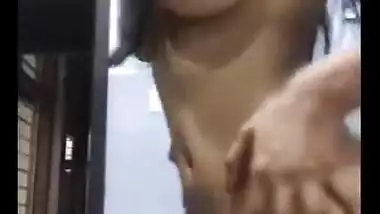 big boobs indan amateur gf self recorded video