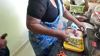 Horny owner jerking dick infront of Bengali maid