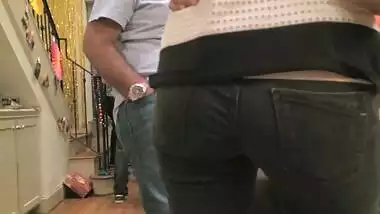 tight candid coworker ass