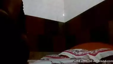 Indian coed gets wild with boyfriend in bed.