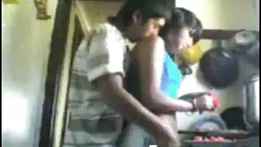 Indian Couple Having Nice Sex In Kitchen