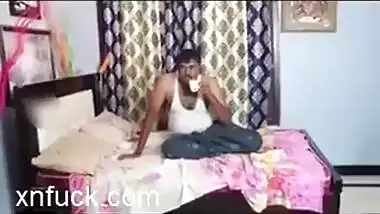 Telugu couple having a bathroom sex early in the morning
