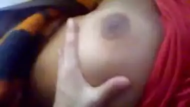 husband playing with wifes big tits