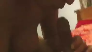 Desi girlfriend sucking cock