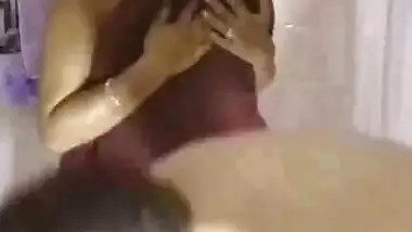 Desi Indian wife gives her husband awesome irrumation