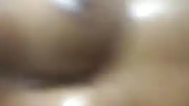 Oiled boobs bouncing