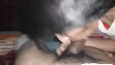 Desi wife riding dick after giving blowjob