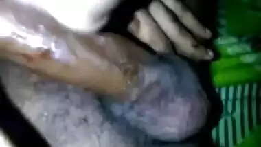 Desi girl lickinig cock with chocolate and fucking