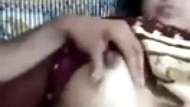 Cute north Indian couple sex on selfie cam