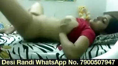 Sexy Telugu teen feeling horny and masturbates