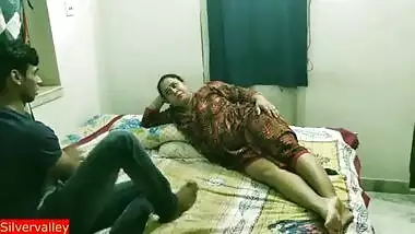 Indian sexy milf aunty quick hot fucking with nephew!! Plz don't cum inside !!