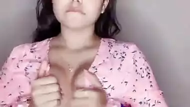 Shameless Bhojpuri Actress Biting, Pinching and Twisting her Nipples