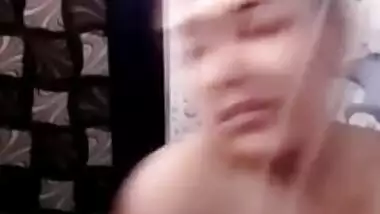 Cute nursing girl naked bathing video