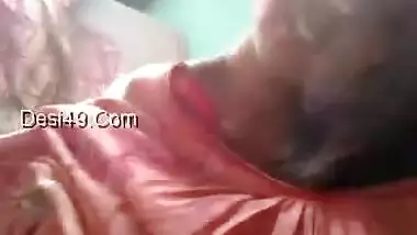 Indian girl exposes boobies and takes panties off in her room in homemade porn