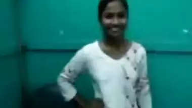 Indian girl showing boobs to uncle