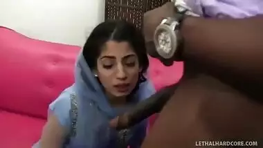 Nadia Ali pakistani pornstar takes a large ebony dick 