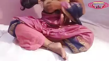 Indian couple playing roleplay of first night...