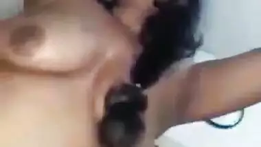 Naughty sexy wife riding dick with horny expressions