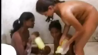 Big Tits Indian Girls Shower Together