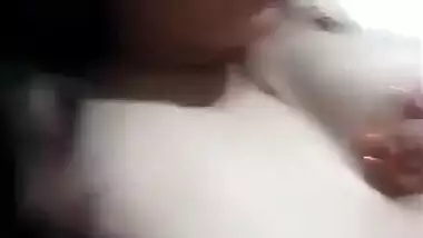 Unsatisfied Bhabi fingering pussy thinking of her secret lover