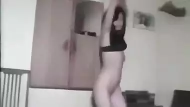 A whore strips and fuck in a Bangladeshi sex video